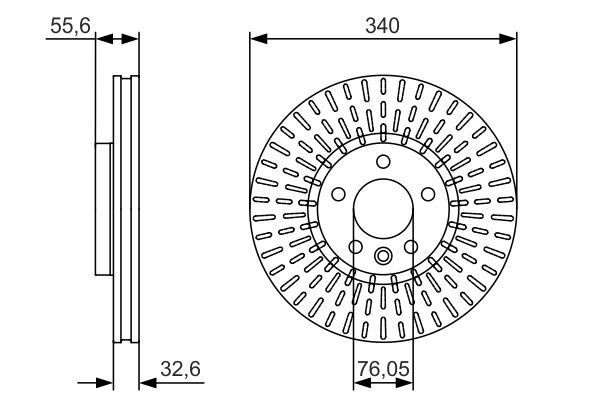 Disc frana 0 986 479 546 BOSCH - Frana disc Disc frana 0 986 479 546 BOSCH - Frana disc