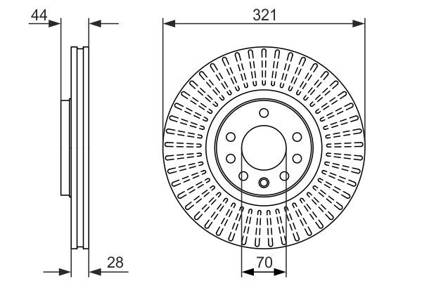 Disc frana 0 986 479 571 BOSCH - Disc frana Disc frana 0 986 479 571 BOSCH - Disc frana