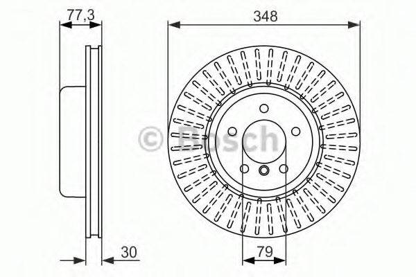 Disc frana 0 986 479 584 BOSCH - Frana disc Disc frana 0 986 479 584 BOSCH - Frana disc