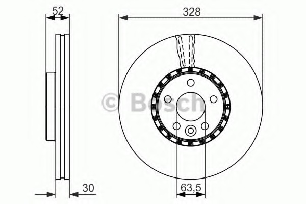 Disc frana 0 986 479 621 BOSCH - Frana disc