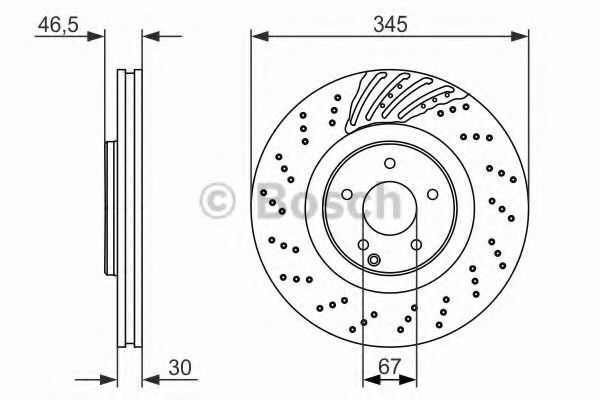 Disc frana 0 986 479 651 BOSCH - Disc frana Disc frana 0 986 479 651 BOSCH - Disc frana
