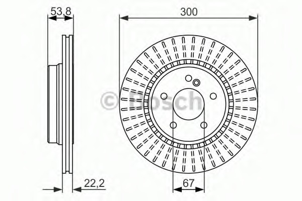 Disc frana 0 986 479 653 BOSCH - Disc frana Disc frana 0 986 479 653 BOSCH - Disc frana