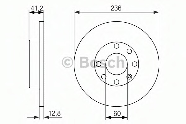 Disc frana 0 986 479 830 BOSCH - Frana disc Disc frana 0 986 479 830 BOSCH - Frana disc