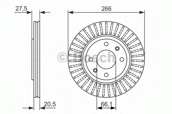 Disc frana 0 986 479 849 BOSCH - Frana disc Disc frana 0 986 479 849 BOSCH - Frana disc