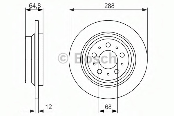 Disc frana 0 986 479 873 BOSCH - Disc frana Disc frana 0 986 479 873 BOSCH - Disc frana
