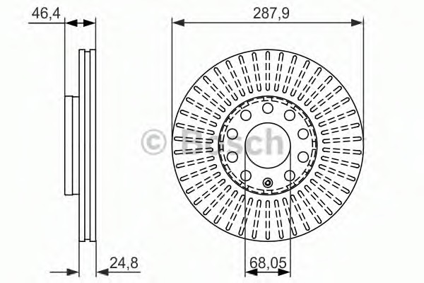 Disc frana 0 986 479 877 BOSCH - Disc frana Disc frana 0 986 479 877 BOSCH - Disc frana