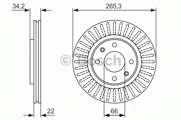 Disc frana 0 986 479 890 BOSCH - Frana disc Disc frana 0 986 479 890 BOSCH - Frana disc