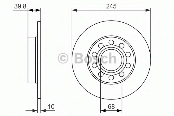 Disc frana 0 986 479 925 BOSCH - Disc frana Disc frana 0 986 479 925 BOSCH - Disc frana