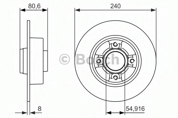 Disc frana 0 986 479 926 BOSCH - Disc frana Disc frana 0 986 479 926 BOSCH - Disc frana