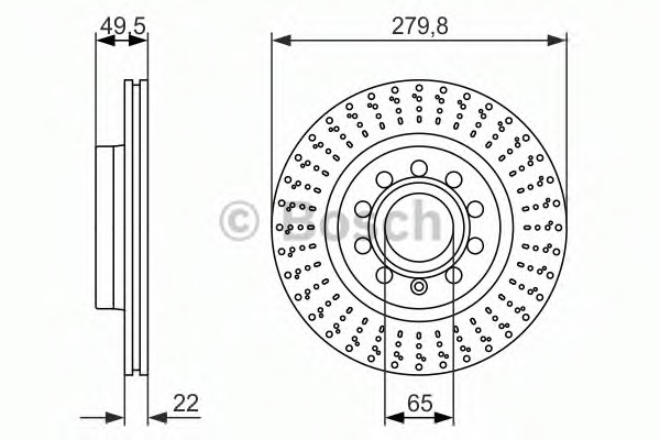 Disc frana 0 986 479 940 BOSCH - Frana disc Disc frana 0 986 479 940 BOSCH - Frana disc