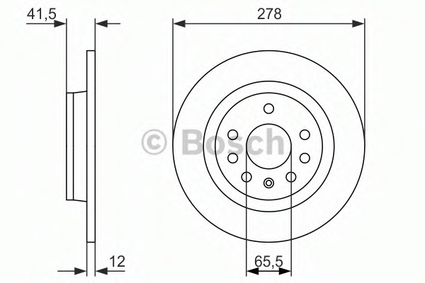 Disc frana 0 986 479 945 BOSCH - Frana disc Disc frana 0 986 479 945 BOSCH - Frana disc