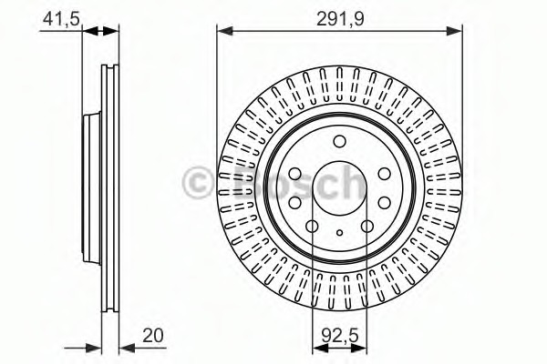 Disc frana 0 986 479 950 BOSCH - Frana disc Disc frana 0 986 479 950 BOSCH - Frana disc
