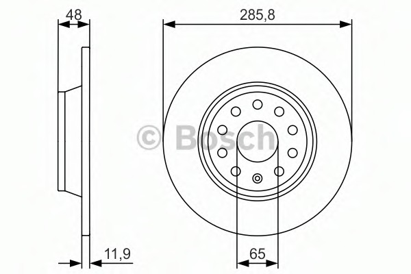 Disc frana 0 986 479 972 BOSCH - Disc frana Disc frana 0 986 479 972 BOSCH - Disc frana