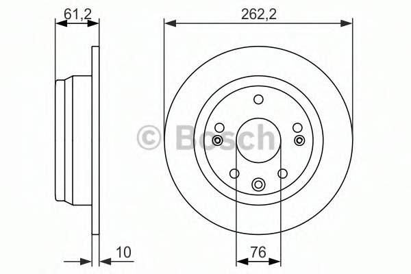 Disc frana 0 986 479 993 BOSCH - Disc frana