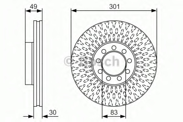 Disc frana 0 986 479 A23 BOSCH - Disc frana Disc frana 0 986 479 A23 BOSCH - Disc frana