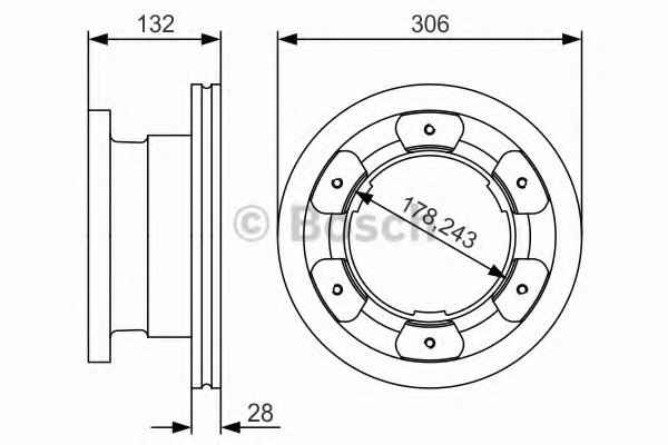 Disc frana 0 986 479 A35 BOSCH - Disc frana Disc frana 0 986 479 A35 BOSCH - Disc frana