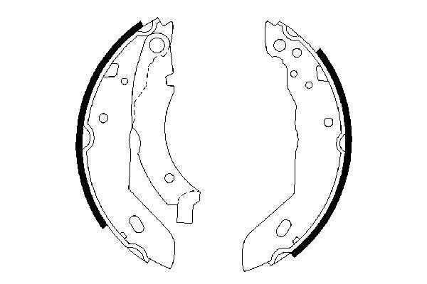 Set saboti frana 0 986 487 084 BOSCH - Material frictiune sabot frana/ sabot frana Set saboti frana 0 986 487 084 BOSCH - Material frictiune sabot frana/ sabot frana