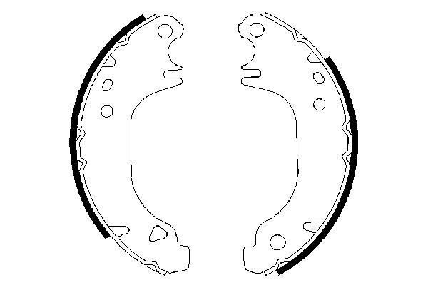 Set saboti frana 0 986 487 274 BOSCH - Frana tambur Set saboti frana 0 986 487 274 BOSCH - Frana tambur