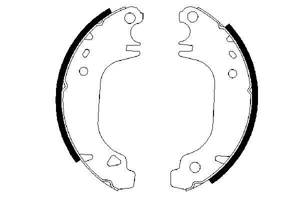Set saboti frana 0 986 487 275 BOSCH - Material frictiune sabot frana/ sabot frana Set saboti frana 0 986 487 275 BOSCH - Material frictiune sabot frana/ sabot frana
