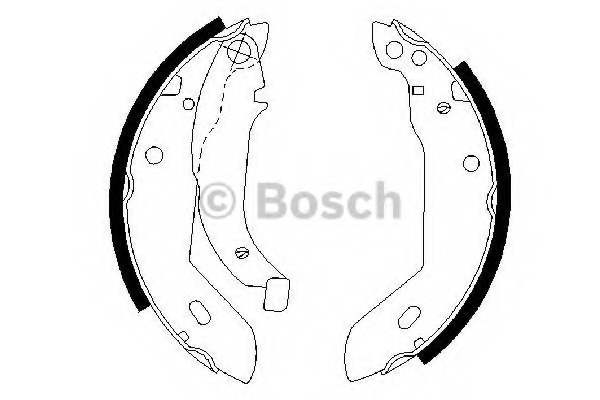 Set saboti frana 0 986 487 533 BOSCH - Frana tambur Set saboti frana 0 986 487 533 BOSCH - Frana tambur
