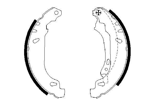 Set saboti frana 0 986 487 556 BOSCH - Material frictiune sabot frana/ sabot frana Set saboti frana 0 986 487 556 BOSCH - Material frictiune sabot frana/ sabot frana
