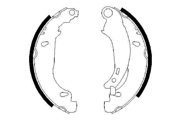 Set saboti frana 0 986 487 568 BOSCH - Material frictiune sabot frana/ sabot frana Set saboti frana 0 986 487 568 BOSCH - Material frictiune sabot frana/ sabot frana