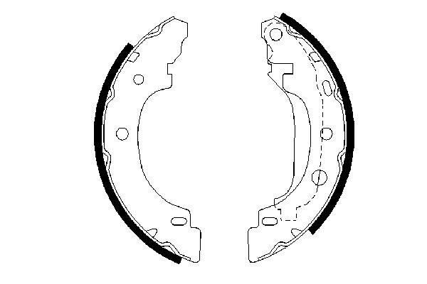 Set saboti frana 0 986 487 570 BOSCH - Material frictiune sabot frana/ sabot frana Set saboti frana 0 986 487 570 BOSCH - Material frictiune sabot frana/ sabot frana