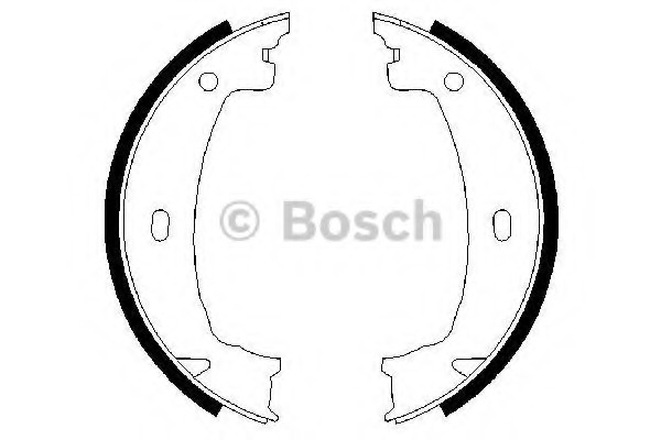 Set saboti frana, frana de mana 0 986 487 608 BOSCH - Frana tambur Set saboti frana, frana de mana 0 986 487 608 BOSCH - Frana tambur