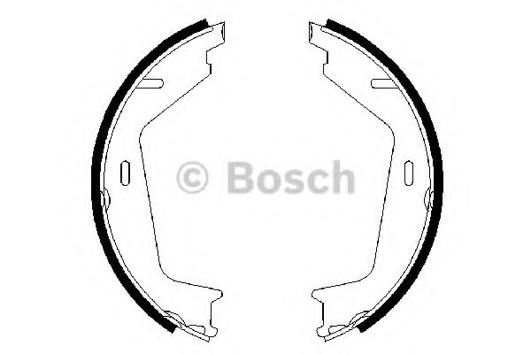 Set saboti frana, frana de mana 0 986 487 623 BOSCH - Frana tambur Set saboti frana, frana de mana 0 986 487 623 BOSCH - Frana tambur