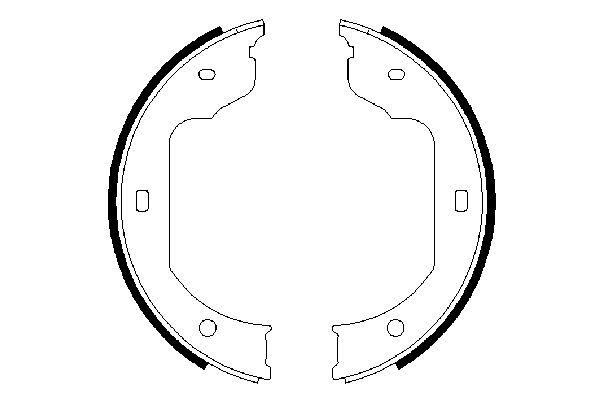 Set saboti frana, frana de mana 0 986 487 625 BOSCH - Frana tambur Set saboti frana, frana de mana 0 986 487 625 BOSCH - Frana tambur