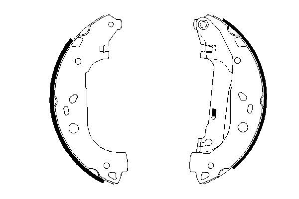 Set saboti frana 0 986 487 667 BOSCH - Material frictiune sabot frana/ sabot frana Set saboti frana 0 986 487 667 BOSCH - Material frictiune sabot frana/ sabot frana