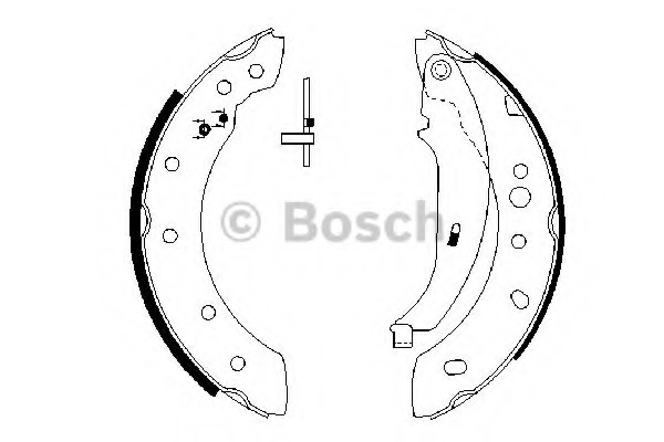 Set saboti frana 0 986 487 672 BOSCH - Material frictiune sabot frana/ sabot frana Set saboti frana 0 986 487 672 BOSCH - Material frictiune sabot frana/ sabot frana