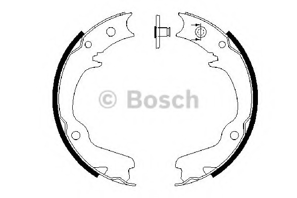 Set saboti frana, frana de mana 0 986 487 681 BOSCH - Frana tambur Set saboti frana, frana de mana 0 986 487 681 BOSCH - Frana tambur