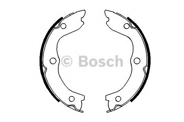 Set saboti frana, frana de mana 0 986 487 698 BOSCH - Frana de mana Set saboti frana, frana de mana 0 986 487 698 BOSCH - Frana de mana