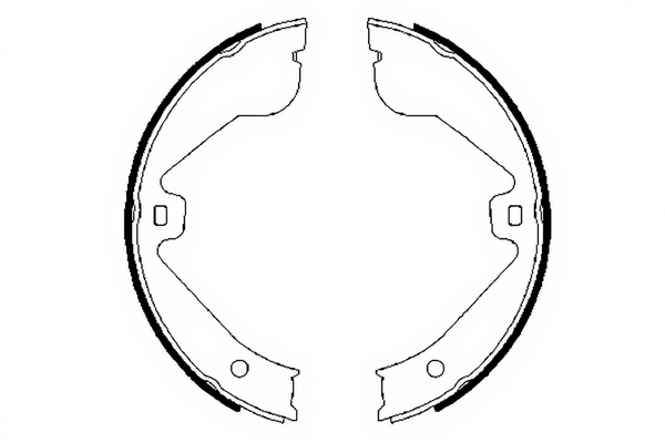 Set saboti frana, frana de mana 0 986 487 705 BOSCH - Frana de mana