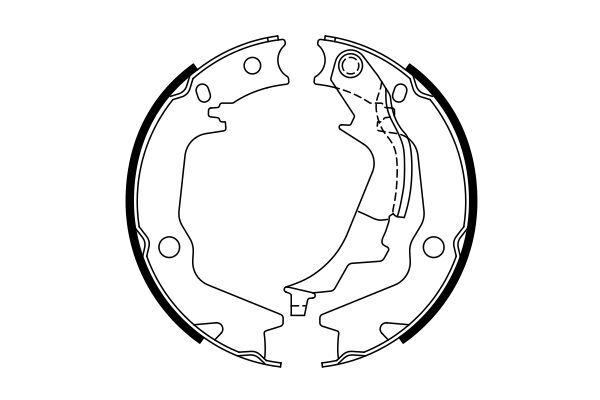 Set saboti frana, frana de mana 0 986 487 769 BOSCH - Frana de mana Set saboti frana, frana de mana 0 986 487 769 BOSCH - Frana de mana