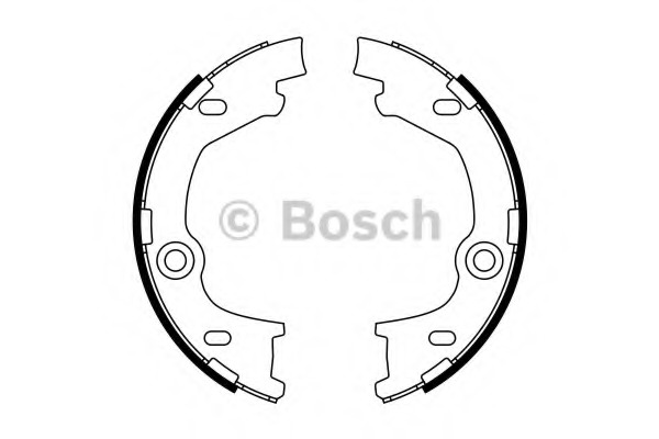 Set saboti frana, frana de mana 0 986 487 777 BOSCH - Frana de mana