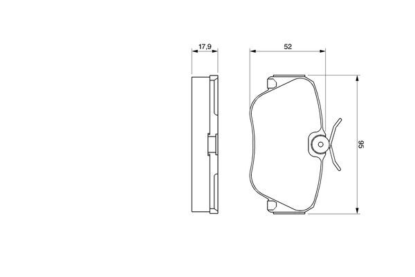 set placute frana,frana disc 0 986 490 550 BOSCH - Frana disc set placute frana,frana disc 0 986 490 550 BOSCH - Frana disc
