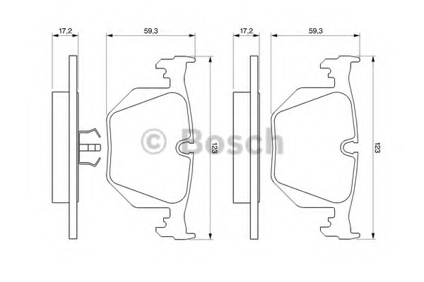 set placute frana,frana disc 0 986 494 006 BOSCH - Frana disc set placute frana,frana disc 0 986 494 006 BOSCH - Frana disc