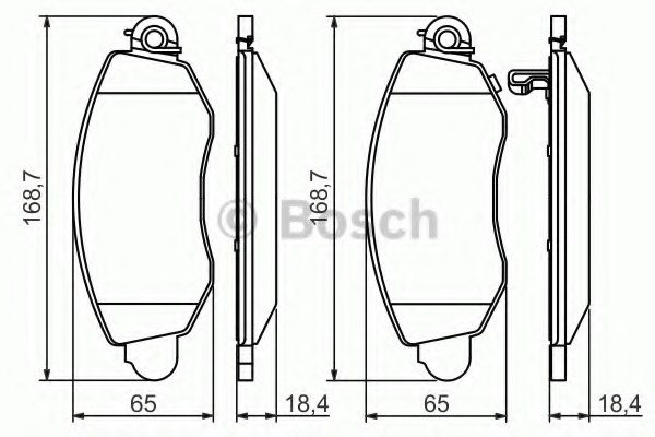 set placute frana,frana disc 0 986 494 047 BOSCH - Frana disc set placute frana,frana disc 0 986 494 047 BOSCH - Frana disc