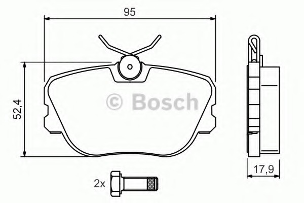 set placute frana,frana disc 0 986 494 058 BOSCH - Frana disc set placute frana,frana disc 0 986 494 058 BOSCH - Frana disc