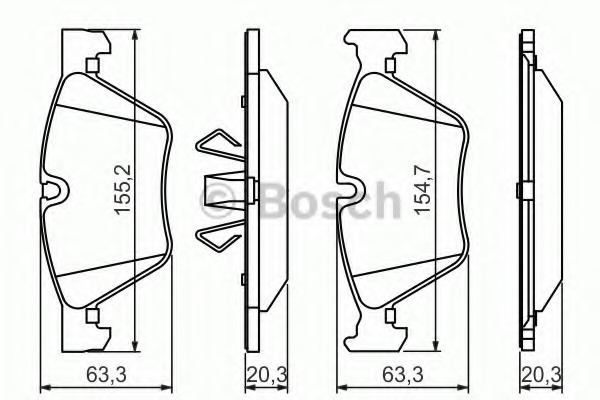 set placute frana,frana disc 0 986 494 117 BOSCH - Frana disc set placute frana,frana disc 0 986 494 117 BOSCH - Frana disc