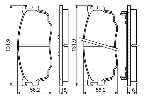 set placute frana,frana disc 0 986 494 258 BOSCH - Set placute frana set placute frana,frana disc 0 986 494 258 BOSCH - Set placute frana