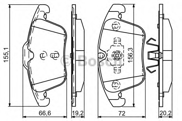 set placute frana,frana disc 0 986 494 342 BOSCH - Frana disc set placute frana,frana disc 0 986 494 342 BOSCH - Frana disc