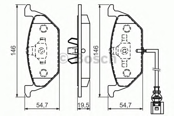 set placute frana,frana disc 0 986 494 525 BOSCH - Frana disc set placute frana,frana disc 0 986 494 525 BOSCH - Frana disc
