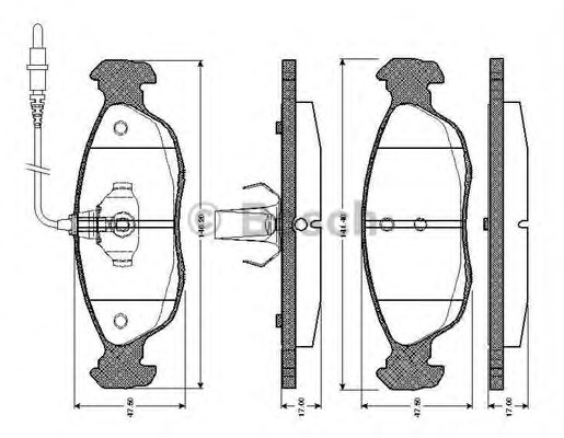 set placute frana,frana disc 0 986 TB2 025 BOSCH - Frana disc set placute frana,frana disc 0 986 TB2 025 BOSCH - Frana disc