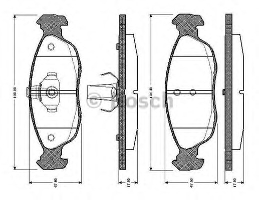set placute frana,frana disc 0 986 TB2 026 BOSCH - Frana disc set placute frana,frana disc 0 986 TB2 026 BOSCH - Frana disc