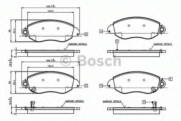 set placute frana,frana disc 0 986 TB2 049 BOSCH - Frana disc set placute frana,frana disc 0 986 TB2 049 BOSCH - Frana disc