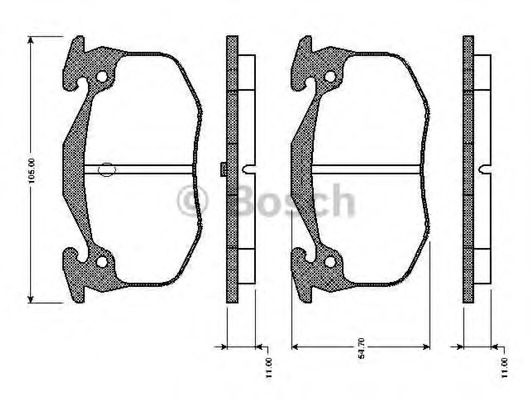 set placute frana,frana disc 0 986 TB2 078 BOSCH - Frana disc set placute frana,frana disc 0 986 TB2 078 BOSCH - Frana disc