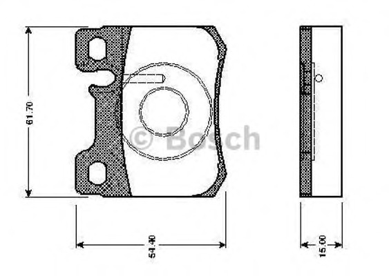 set placute frana,frana disc 0 986 TB2 085 BOSCH - Frana disc set placute frana,frana disc 0 986 TB2 085 BOSCH - Frana disc
